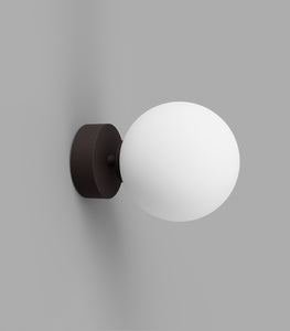 Orb Short Arm Wall Light Medium Dark Bronze by Lighting Republic