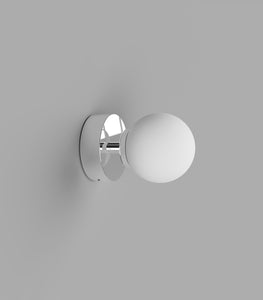Orb Short Arm Wall Light Small Chrome by Lighting Republic