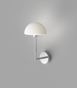 Orb 1 Light Long Arm Dome Chrome by Lighting Republic