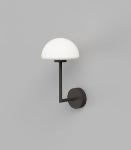Orb 1 Light Long Arm Dome Dark Bronze by Lighting Republic