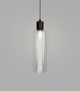 Parlour Elong Iron Clear Pendant by Lighting Republic 