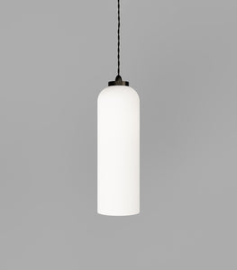 Parlour Elong Iron White Pendant by Lighting Republic 