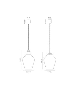Parlour Geo Technical Drawing by Lighting Republic